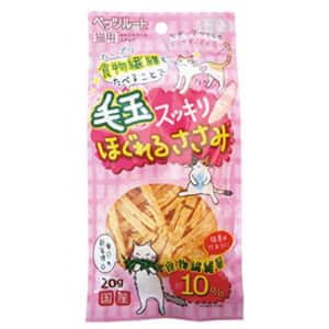 Petz Route 貓零食 日本Petz Route 毛玉 去毛球 雞肉軟條 20g (貓用) (粉紅)