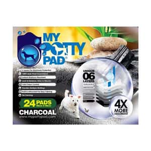 My Potty Pad 狗尿墊 狗尿片 My Potty Pad 活性炭殿堂吸 寵物尿墊 狗尿墊 狗尿片 MPPC024 [60x90 L碼 24PADS]