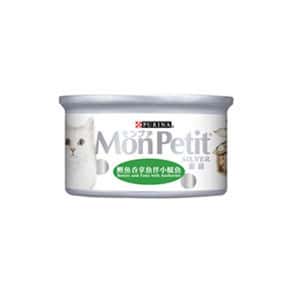 MonPetit 貓罐頭 MonPetit 貓罐頭 銀罐系列 鰹魚吞拿魚伴小鯷魚 80g (綠) (NE12151982)