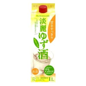 柚子酒 果酒 中埜酒造 KUNIZAKARI 淡麗柚子酒 業務用 1000ml