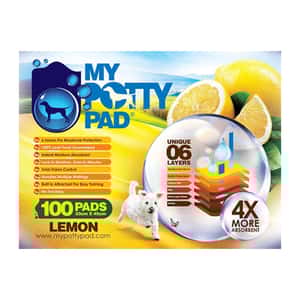 My Potty Pad 狗尿墊 狗尿片 My Potty Pad 殿堂級 寵物尿墊 狗尿墊 狗尿片 檸檬味 MPPL100 [33x45 S碼 100PADS]