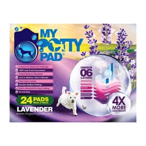My Potty Pad 狗尿墊 狗尿片 My Potty Pad 殿堂吸 寵物尿墊 狗尿墊 狗尿片 薰衣草味 MPPV024 [60x90 L碼 24PADS]