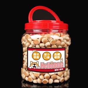 HelloDOG 狗零食推薦：HelloDOG Doggy Treats 奶香小饅頭 500g