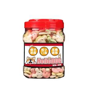 HelloDOG 狗零食推薦：HelloDOG Doggy Treats 磨牙潔齒除口臭狗餅乾 老鼠型 600g