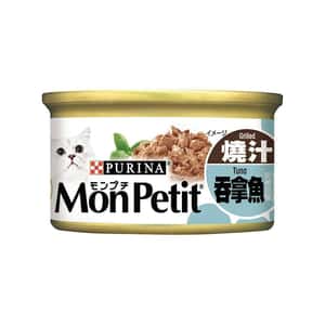 MonPetit 貓罐頭 MonPetit 貓罐頭 至尊系列 精選燒汁吞拿魚 85g (燒汁系列) (淺藍) (12551413)