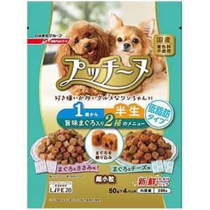 日本Petline Putti Lnu 軟粒低脂肪狗糧 一歲或以上 金槍魚味 200g (碧綠) (NPI020) (圖片3)