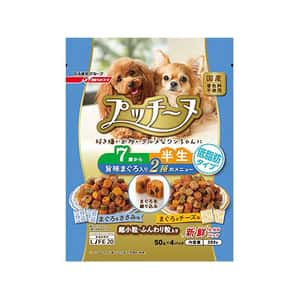 Putti Lnu 日清 狗糧 日本Petline Putti Inu 軟粒抗衰老狗糧 七歲或以上 金槍魚雞芝士 200g (藍)