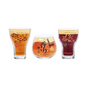 酒品配件 Accessories推薦：日本清酒杯 木本硝子 專業品味啤酒杯套裝 3個入