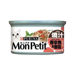 MonPetit 貓罐頭 MonPetit 貓罐頭 至尊系列 吞拿魚及番茄 85g (野菜系列) (淺藍粉紅) (12539856)