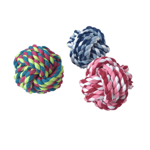 狗玩具 HelloDOG 玩具嚴選 狗狗磨牙互動訓練玩具 棉繩球 1個 (款式隨機)