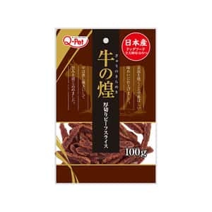 QPET 狗零食 日本Q-PET 狗小食 牛の煌 厚切牛肉片 100g (KQ838)