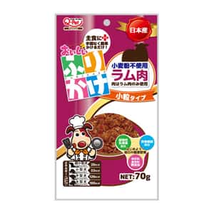 QPET 狗零食 日本Q-PET 狗小食 おいしいふりかけ 羊肉小粒 70g
