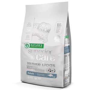 Nature's Protection 狗糧推薦：Nature's Protection 狗糧 去淚痕美毛 低敏白魚 小型成犬1.5kg (WDWF671.5)