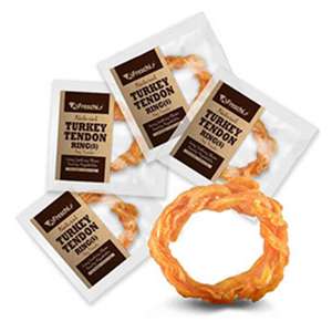 狗零食推薦：A Freschi Srl 狗零食 天然火雞筋甜甜圈 S (犬用) (TTR01H)