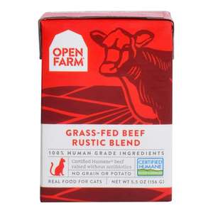 Open Farm 貓罐頭 貓濕糧推薦：Open Farm 貓濕糧 燉肉配方 草飼牛 5.5oz (OFC-BL-B)