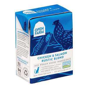 Open Farm 貓罐頭 貓濕糧推薦：Open Farm 貓濕糧 燉肉配方 走地雞三文魚 5.5oz (OFC-BL-CS)