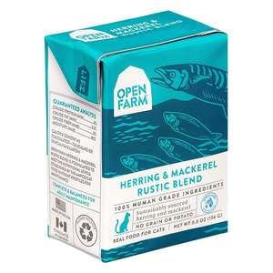 Open Farm 貓罐頭 貓濕糧推薦：Open Farm 貓濕糧 燉肉配方 鯡魚鯖魚 5.5oz (OFC-BL-HM)  