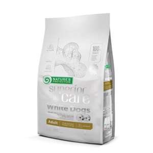 Nature's Protection 狗糧推薦：Nature's Protection 狗糧 去淚痕美毛配方 羊肉 White Dog 4kg (WD284K) (新舊包裝隨機出貨)