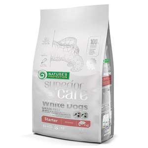Nature's Protection 狗糧推薦：Nature's Protection 狗糧 去淚痕美毛BB配方 低敏三文魚 幼犬 1.5kg (WDPS281.5K)