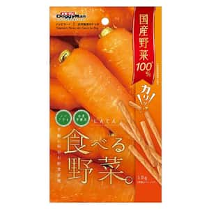 DoggyMan 狗零食 DoggyMan 日本狗零食 100%國產野菜 健康小食 胡蘿蔔條 30g (橙)