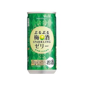 其他果酒 果酒 白鶴酒造 Purupuru氣泡啫喱 Shake Shake清酒 梅味 190ml (2罐裝)