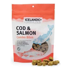 Icelandic 狗零食 Icelandic+ 狗小食 冰島鱈魚+三文魚粒 3.52oz (ICESA)
