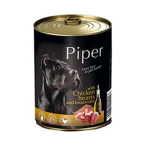 Piper 狗罐頭 Piper 黑鑽狗罐頭系列 成犬配方 雞心+糙米 400g (PCH400)