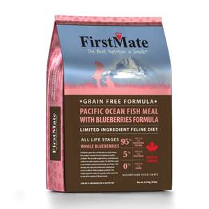 FirstMate 貓糧 貓乾糧推薦：FirstMate 貓糧 無穀物全貓糧 太平洋海魚+藍莓 4.54kg (10lb)