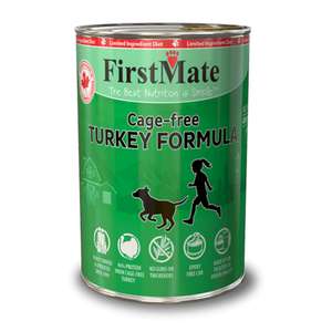 FirstMate 狗罐頭 狗濕糧推薦：FirstMate 狗罐頭 無穀物走地火雞 345g
