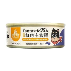 汪喵星球 狗罐頭 汪喵星球 狗罐頭 DogCatStar 狗狗95%鮮肉無膠主食罐 草飼牛肉 80g (FM153)