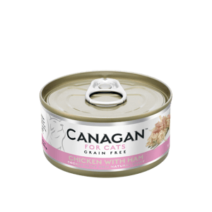 CANAGAN 貓罐頭 CANAGAN原之選 貓罐頭 無穀物貓罐頭 雞肉伴火腿 75g (WH75)