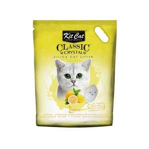 Kit Cat 貓砂推薦：Kit Cat 天然 水晶貓砂 檸檬香味 5L (KC-101)