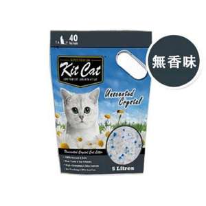 Kit Cat 貓砂推薦：Kit Cat 天然 水晶貓砂 無味 5L (KC-106)