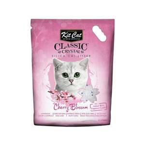 Kit Cat 貓砂推薦：Kit Cat 天然 水晶貓砂 櫻花味 5L (KC-107)