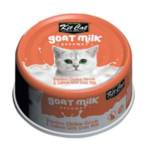 Kit Cat 貓罐頭 貓濕糧推薦：Kit Cat 羊奶貓罐頭 雞肉+三文魚 70g (KC-2234)
