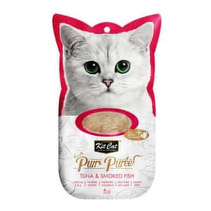Kit Cat 貓零食 Kit Cat Purr Puree 養生肉醬 吞拿魚+煙燻魚 60g (KC-850)
