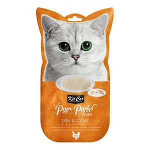 Kit Cat 貓零食 Kit Cat Purr Puree Plus 養生雞肉醬 皮膚護理 60g (KC-3222)