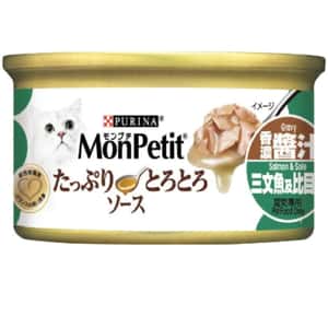 MonPetit 貓罐頭 MonPetit 貓罐頭 至尊系列 香濃醬汁三文魚及比目魚 85g (醬煮系列) (NE12375380)