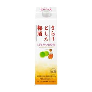 梅酒 Plum Wine CHOYA 梅酒 蝶矢 蜂蜜100%梅酒 業務用 紙盒裝 1000ml (黃)