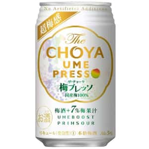梅酒 Plum Wine CHOYA 梅酒 蝶矢 The CHOYA Ume Press 超梅感梅酒 350ml (白罐)