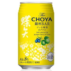 梅酒 Plum Wine CHOYA 梅酒 蝶矢 銀座BAR Ume Gin Cocktail 雞尾酒梅酒 350ml (黃罐)