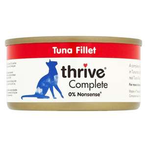 Thrive 脆樂芙 貓罐頭 貓濕糧推薦：Thrive 貓罐頭 脆樂芙 吞拿魚 75g (紅色) (T_C_T_1)