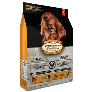 Oven Baked 狗糧 Oven Baked 狗糧 老犬或體重控制配方 大粒 25lb (OBT_25S)
