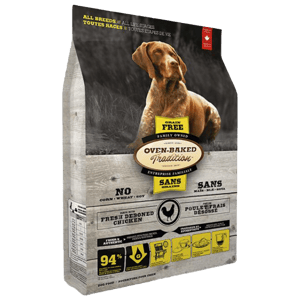 Oven Baked 狗糧 Oven Baked 狗糧 無穀物 雞魚配方 大粒 25lb (灰底鮮黃色) (OBT_25PP)
