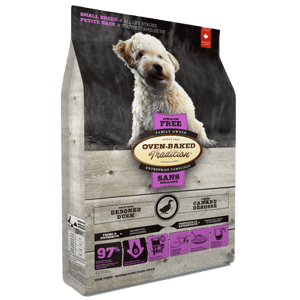 Oven Baked 狗糧 Oven Baked 狗糧 無穀物 鴨肉配方 細粒 5lb (灰底粉紫色) (OBT_5PPD_S)