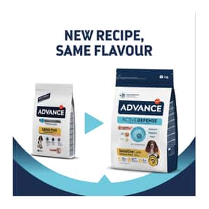 ADVANCE 狗糧 ADVANCE 特殊護理 中大型成犬糧 過敏護理 三文魚飯 SENSITIVE SALMON&RICE 3kg (524319)