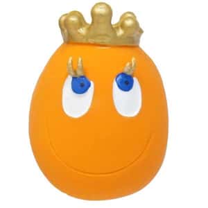 其他 狗玩具 日本DADWAY LANCO狗狗玩具 天然橡膠Humpty Dumpty蛋 橙色 一個