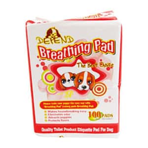 狗尿墊 狗尿片 Breathing Pad 竹碳寵物尿墊 狗尿墊 狗尿片 [33*45 S碼 100PADS] (紅)