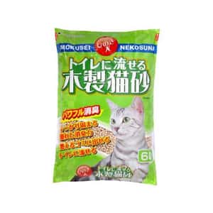 木貓砂 日本Hitachi 環保強力消臭大粒木製貓砂 6L