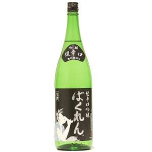 【清酒】くどき上手 清酒 Sake推薦：龜之井酒造 くどき上手 吟釀 龜の尾 超辛口 黑ばくれん 生酒 1.8L (黑)